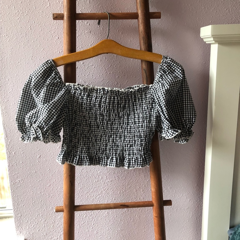 Shein Gingham Top